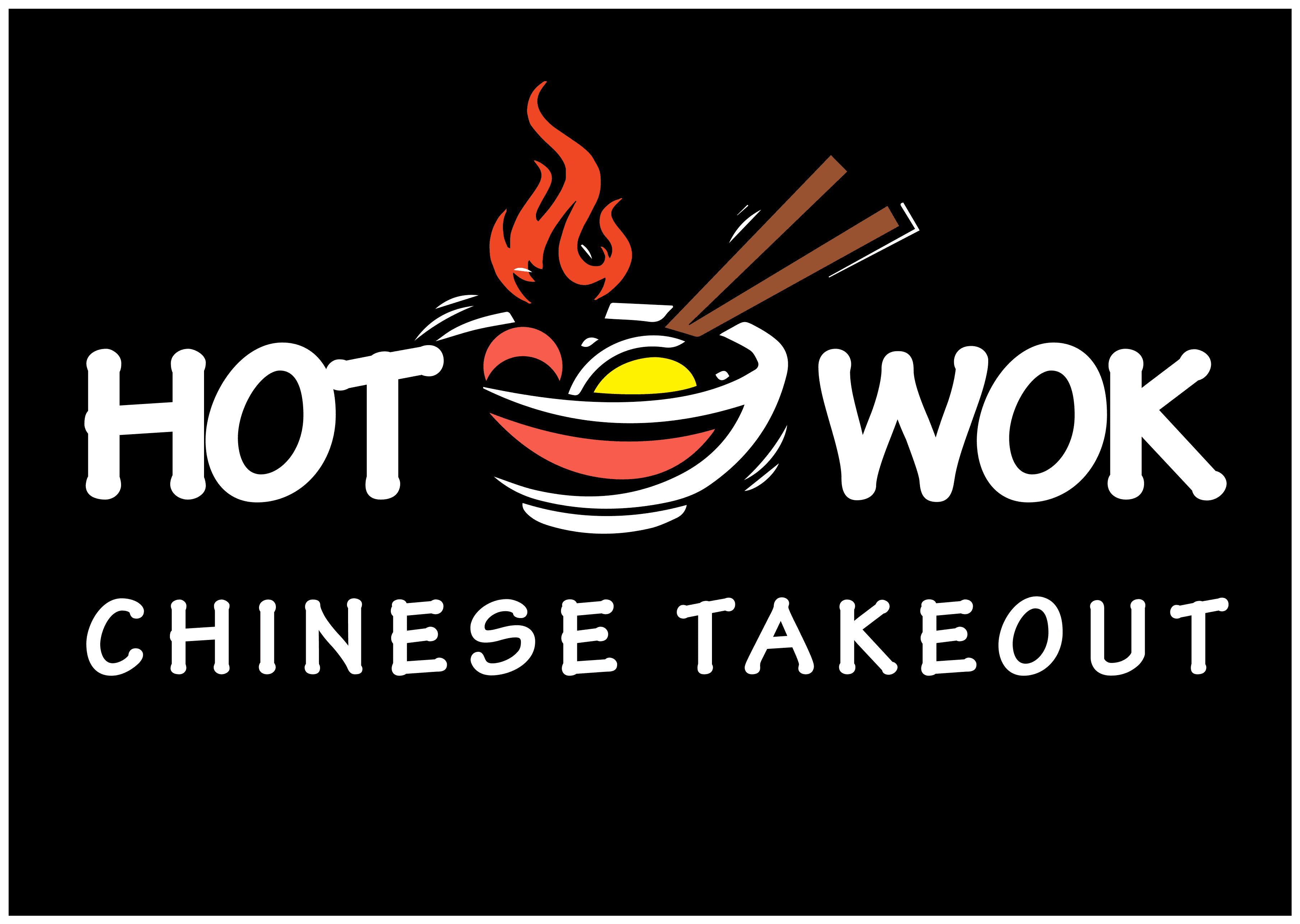 Hot Wok Chinese Takeout Logo