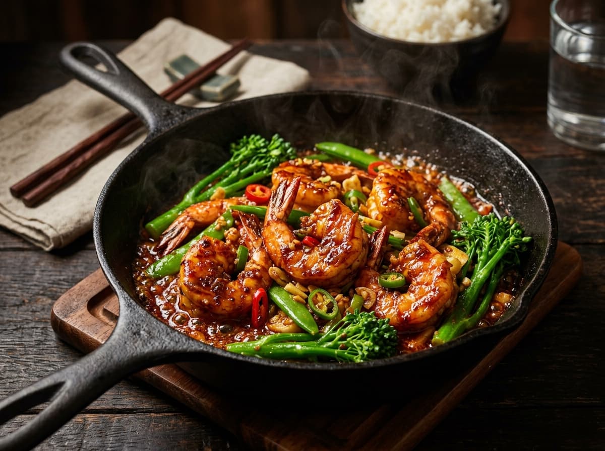 Szechuan Wok Prawns Special